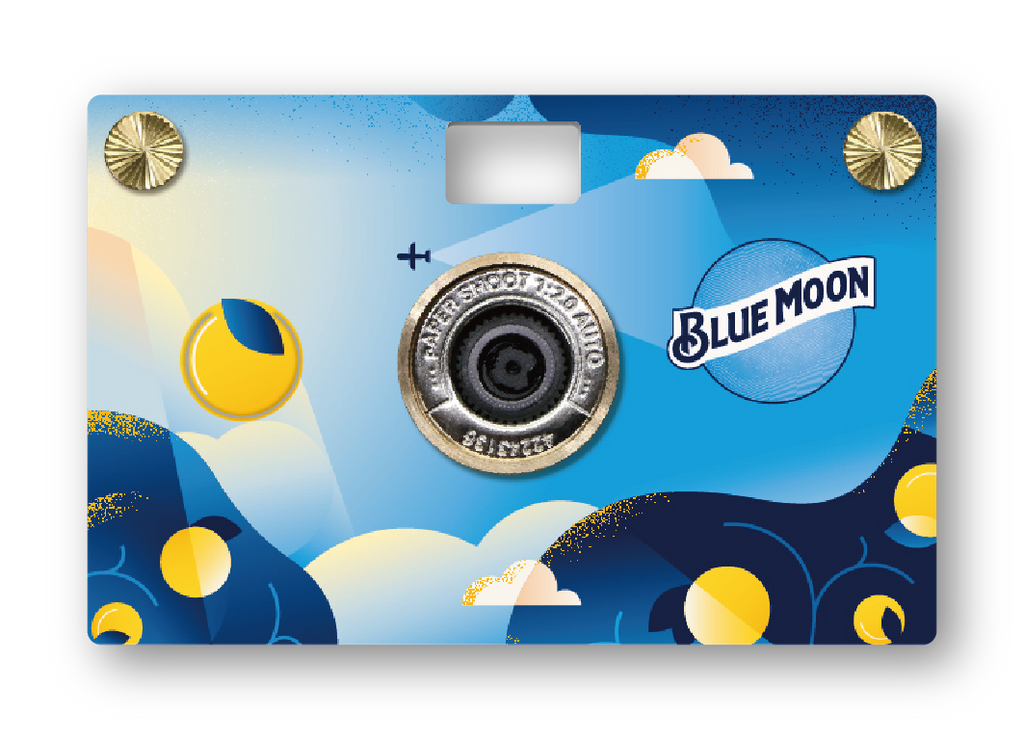 Blue Moon Holiday Collaboration Campaign - Paper Shoot Camera