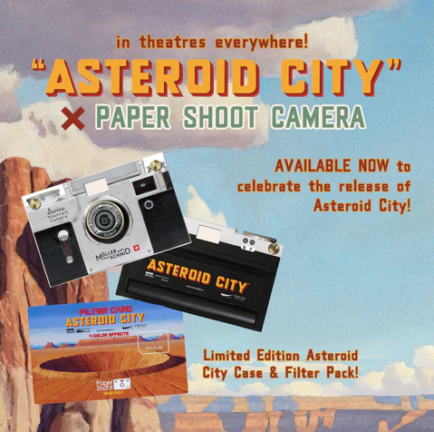 Wes Anderson's Asteroid City - Limited Custom Camera Collection - Paper Shoot Camera