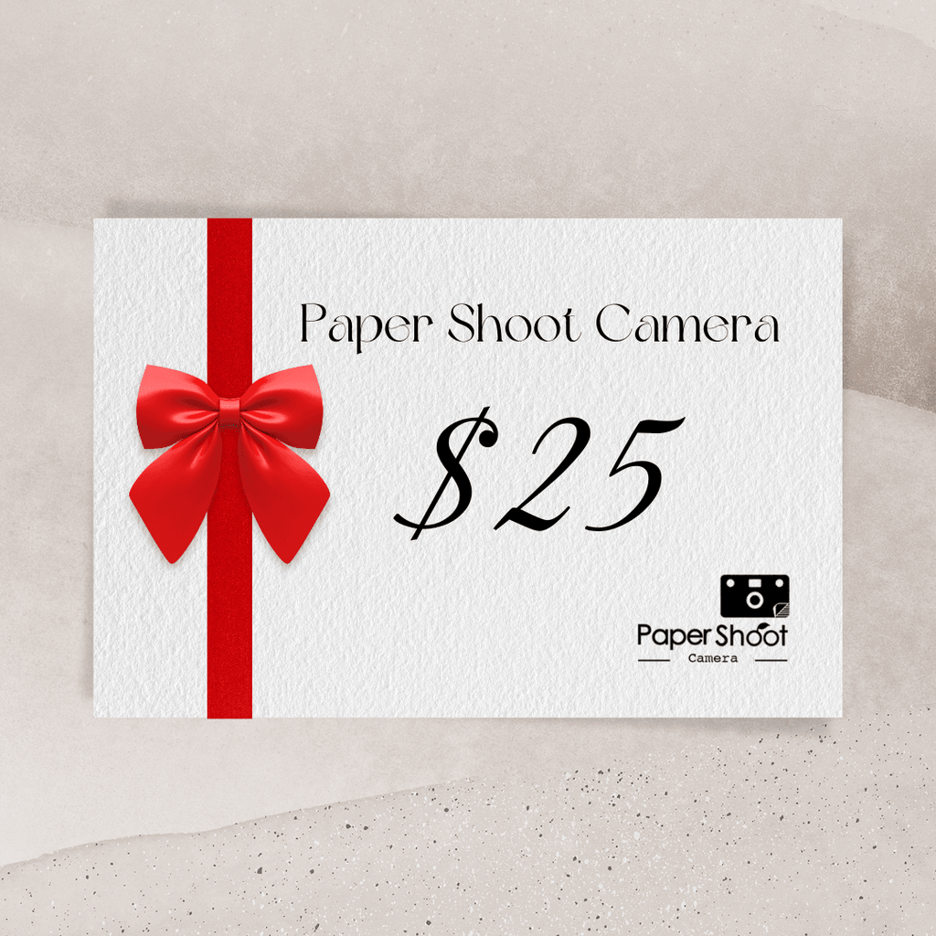 Paper Shoot Gift Cards - Paper Shoot Camera