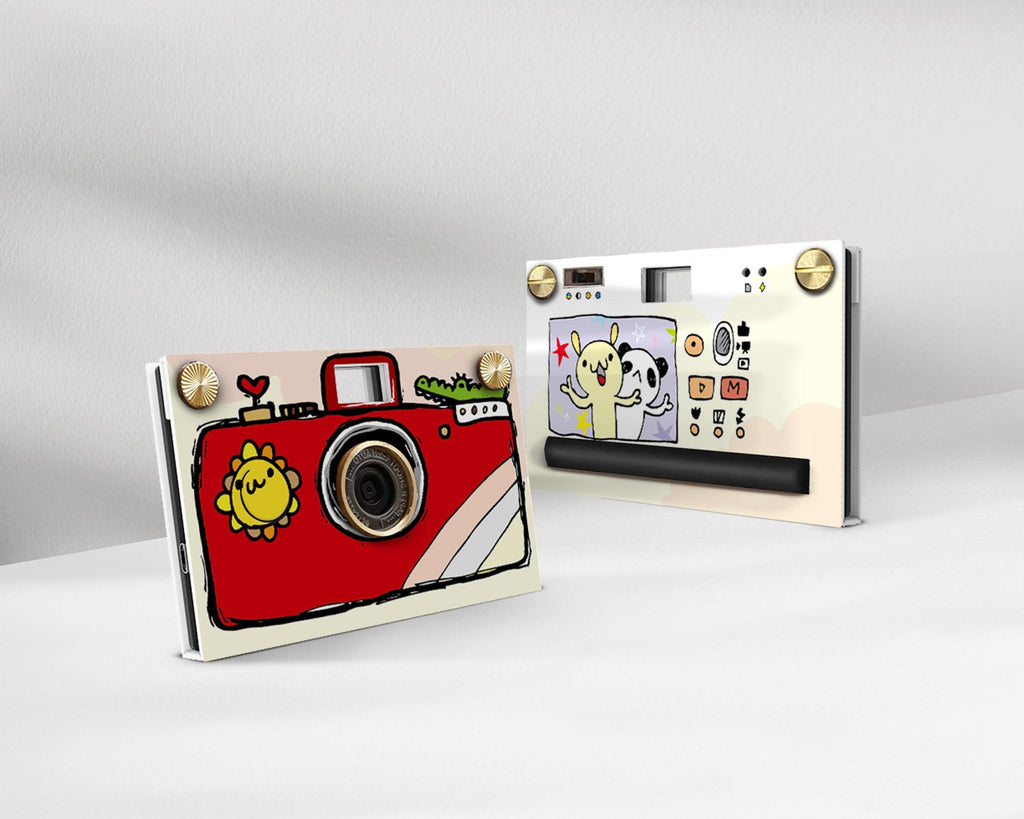 Hand Drawn Red Case - Paper Shoot Camera
