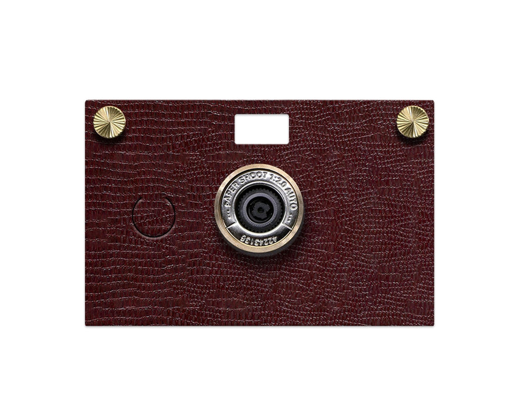 Leather Red Case - Paper Shoot Camera