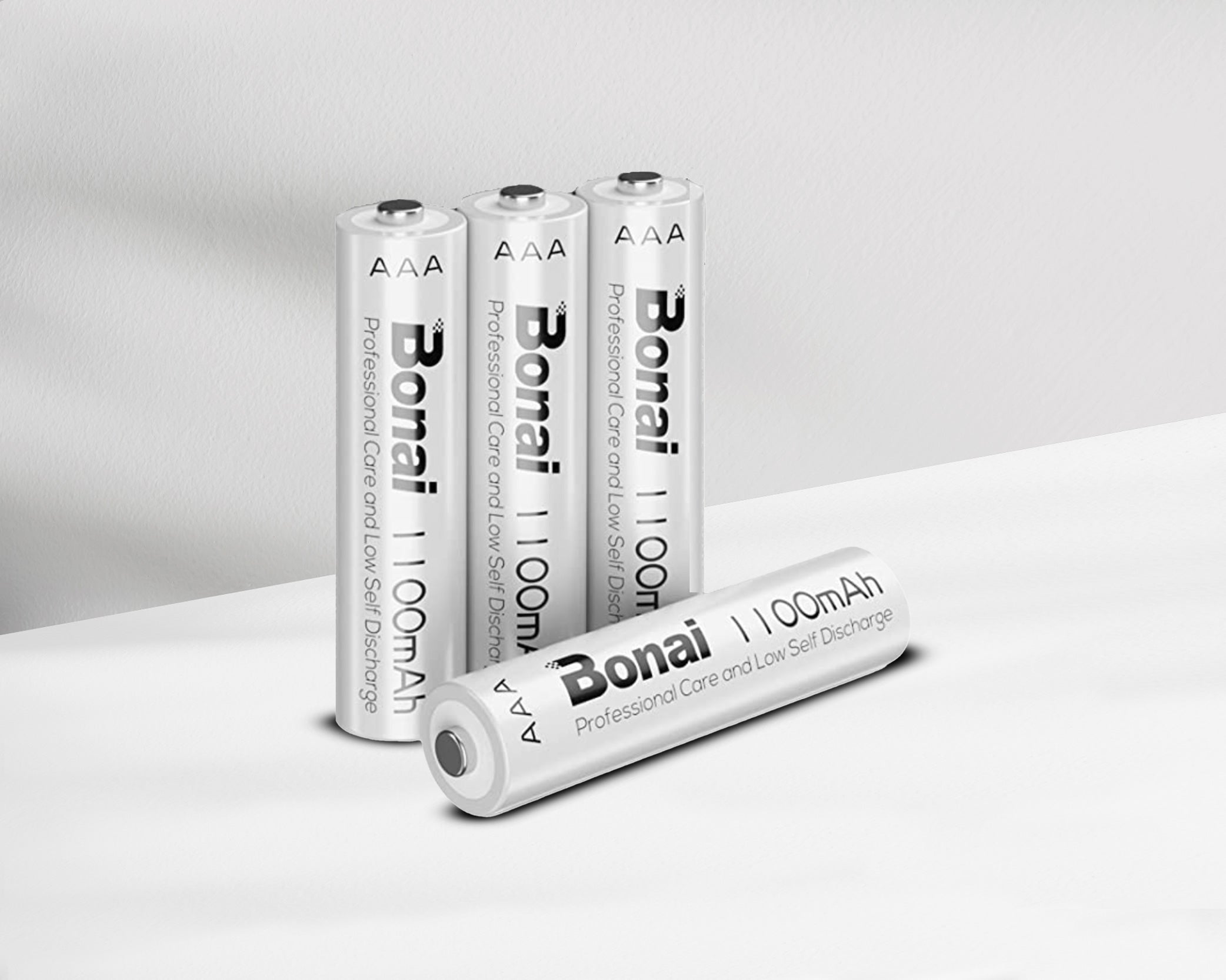 AAA 4 Pack Rechargeable Batteries by Bonai Battery – Paper Shoot
