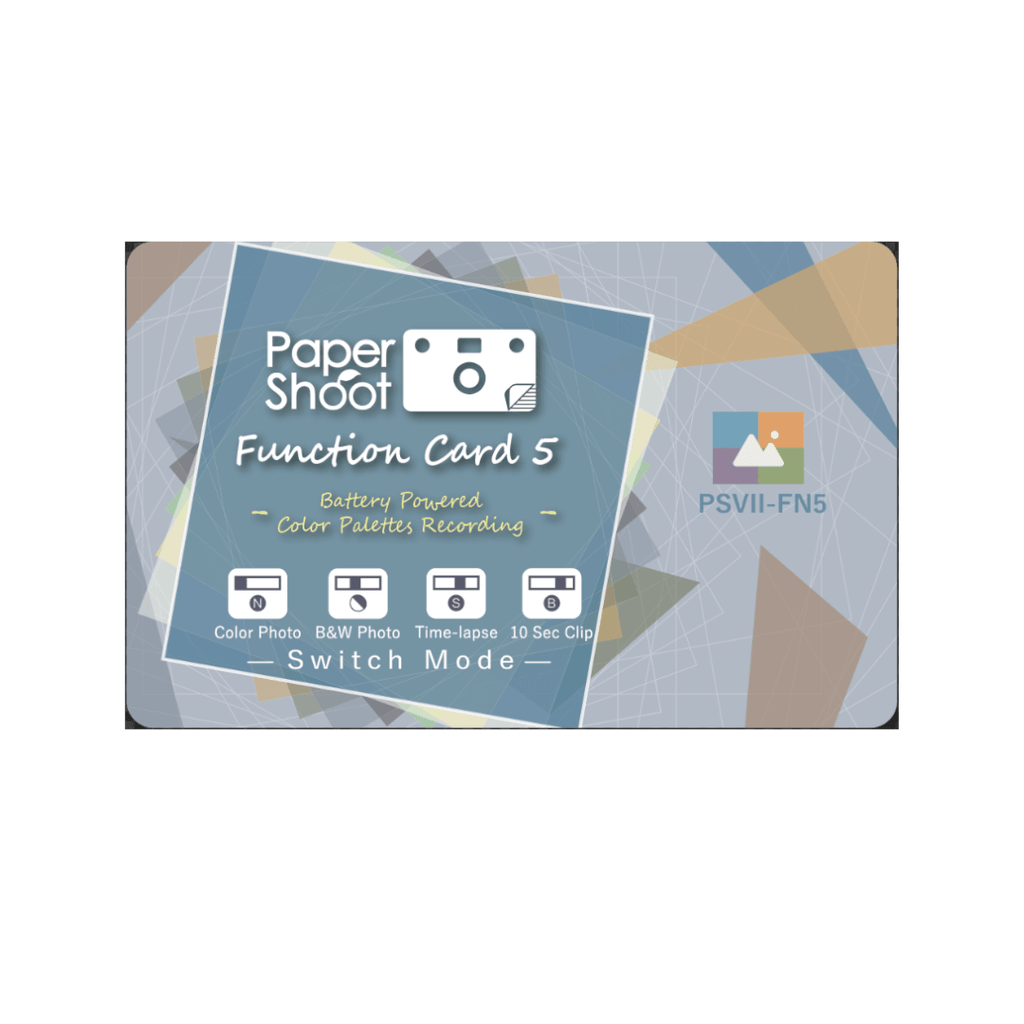 Function Card - Color Palette Recording - Paper Shoot Camera