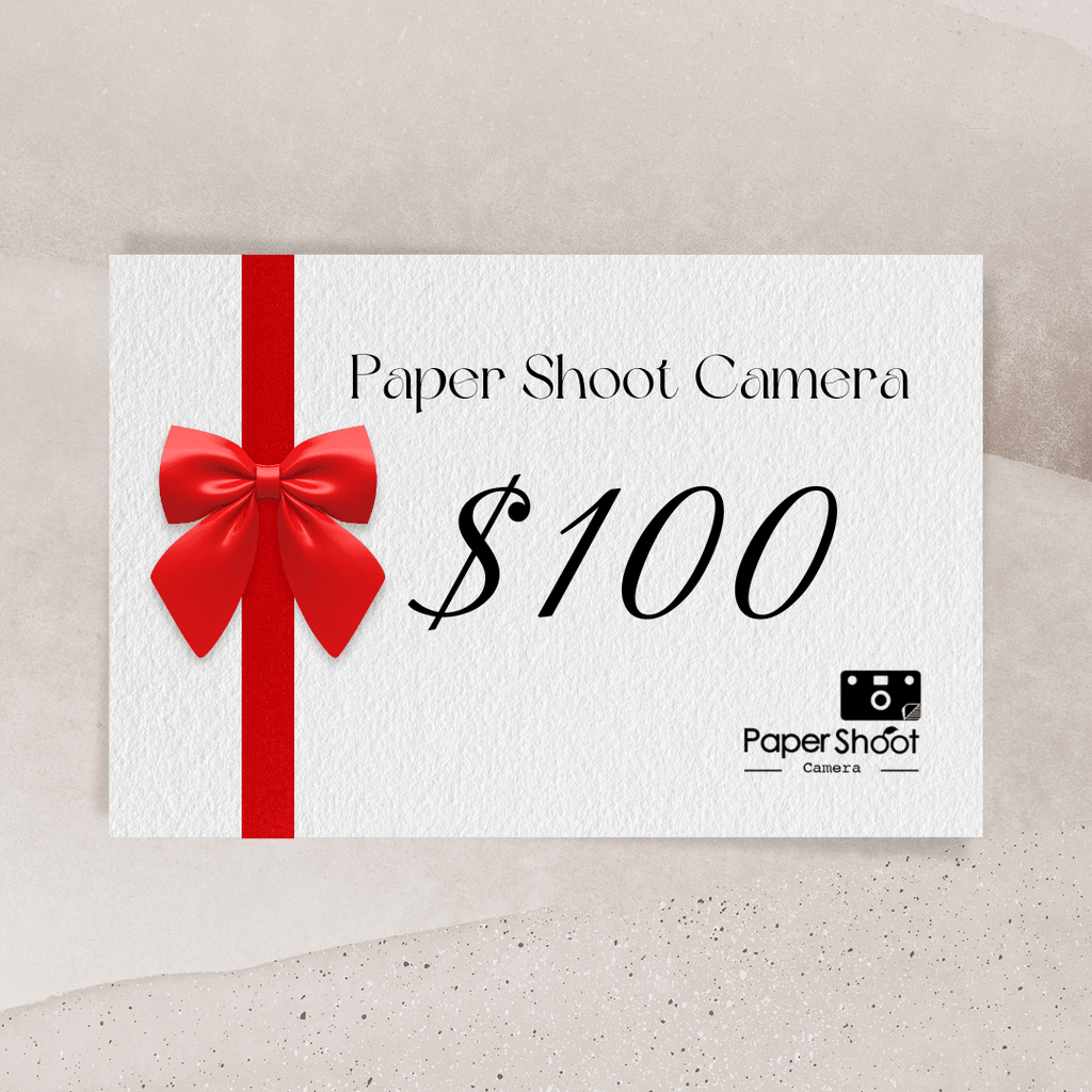 Paper Shoot Gift Cards - Paper Shoot Camera