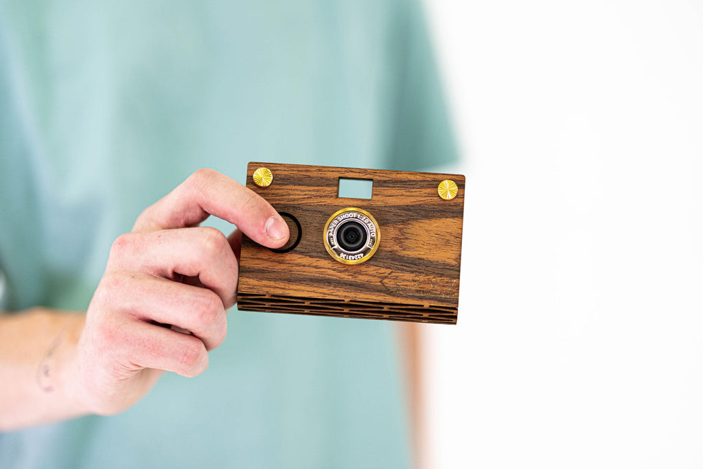 CROZ Simple Light Wood Case - Paper Shoot Camera