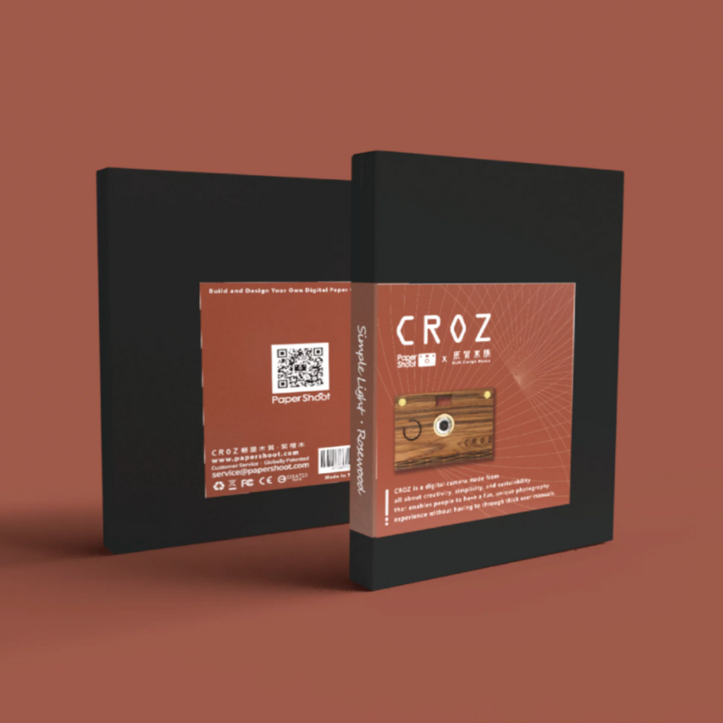 Case Only - Croz Simple Light Wood - Paper Shoot Camera